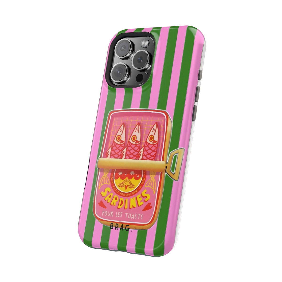 Tinned Pink Magnetic Impact-Resistant Phone Case