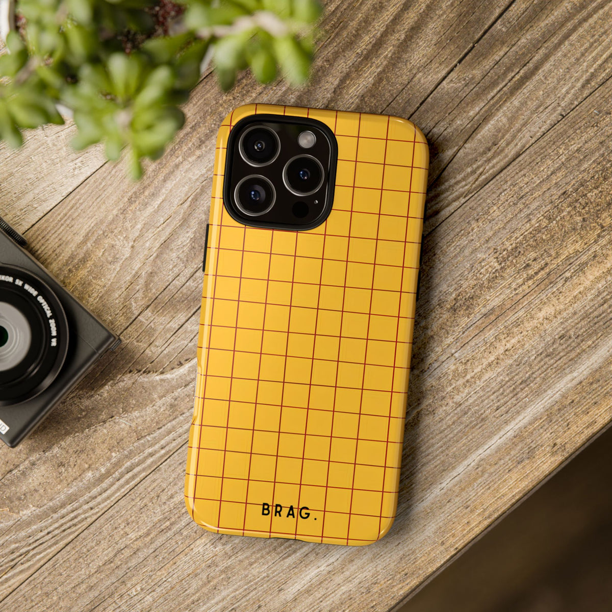 Cheese Grid Tough Phone Case – Shockproof Protective iPhone Cover