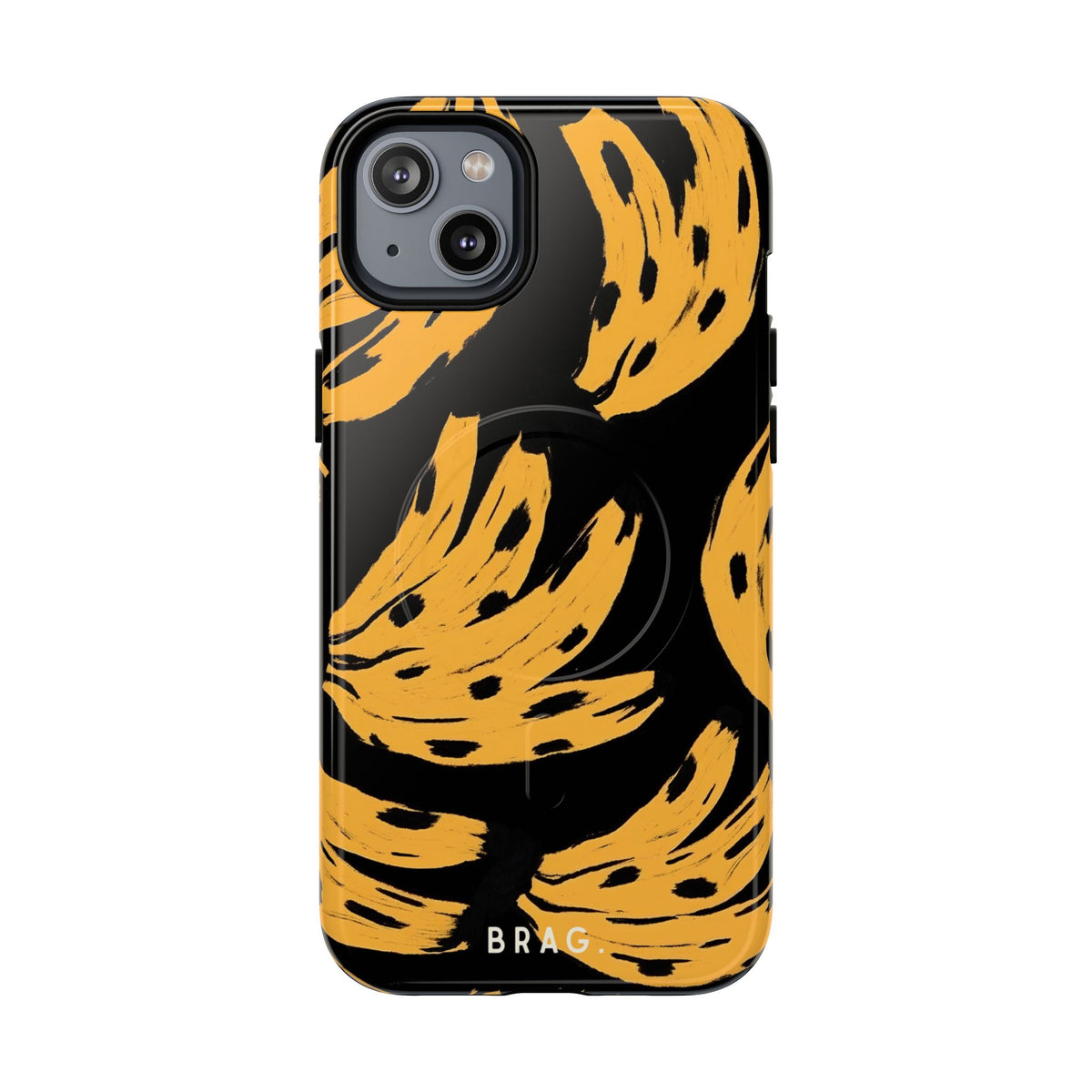 Banana Split MagSafe Tough Phone Case — Magnetic Protective Cover