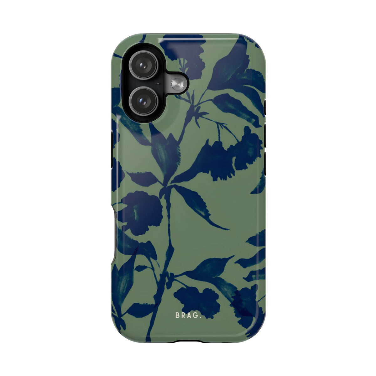 Sage Bloom Magnetic Impact-Resistant Phone Case