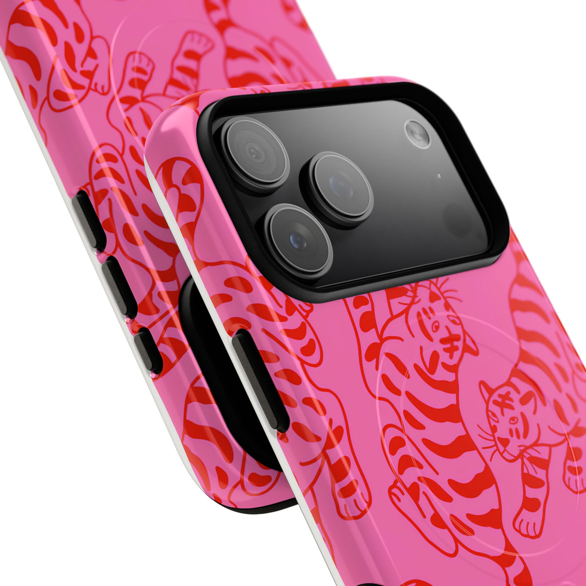 Tiger Lily MagSafe Tough Phone Case — Magnetic Protective Cover