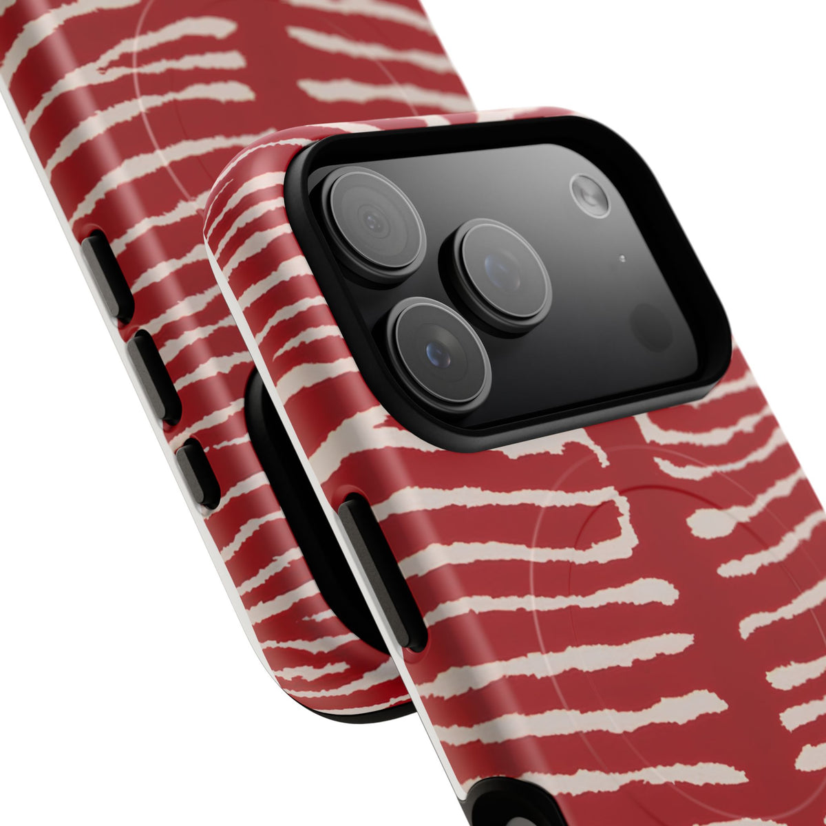 Striped Heat MagSafe Tough Phone Case — Magnetic Protective Cover