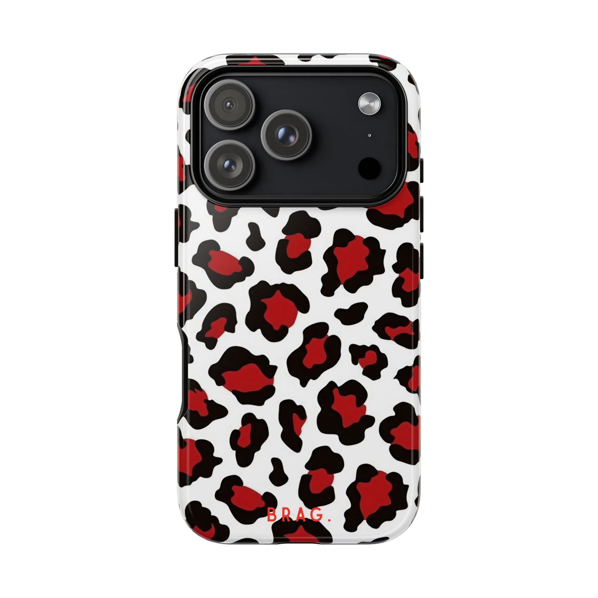Leopard Kiss Tough Phone Case – Shockproof Protective iPhone Cover