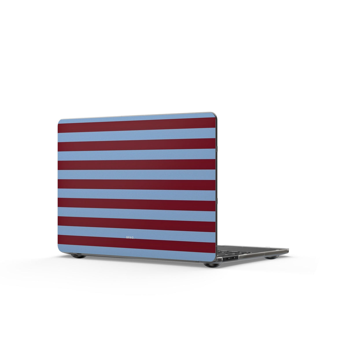 Varsity Stripe Matte MacBook Case — Slim Protective Laptop Cover