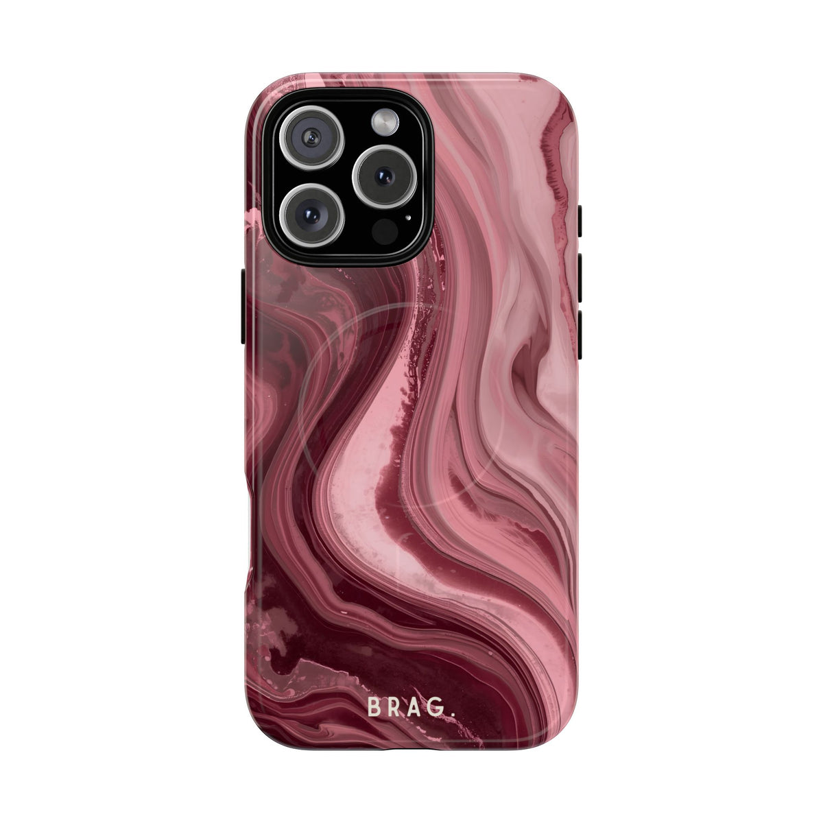 Cherry Smoke MagSafe Tough Phone Case — Magnetic Protective Cover