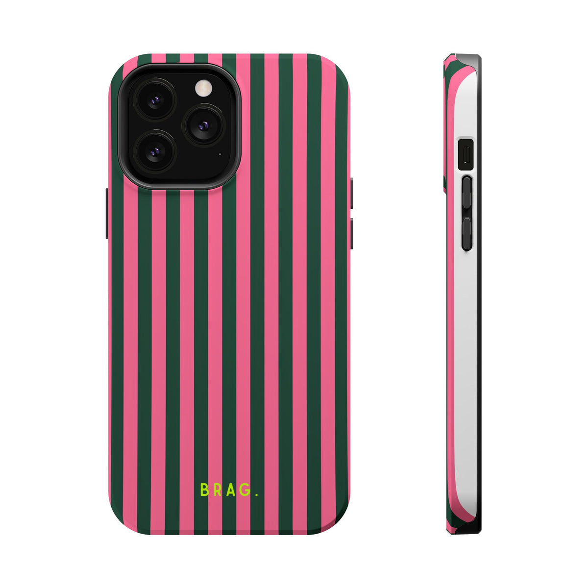 Flamingo Stripe Magnetic Impact-Resistant Phone Case