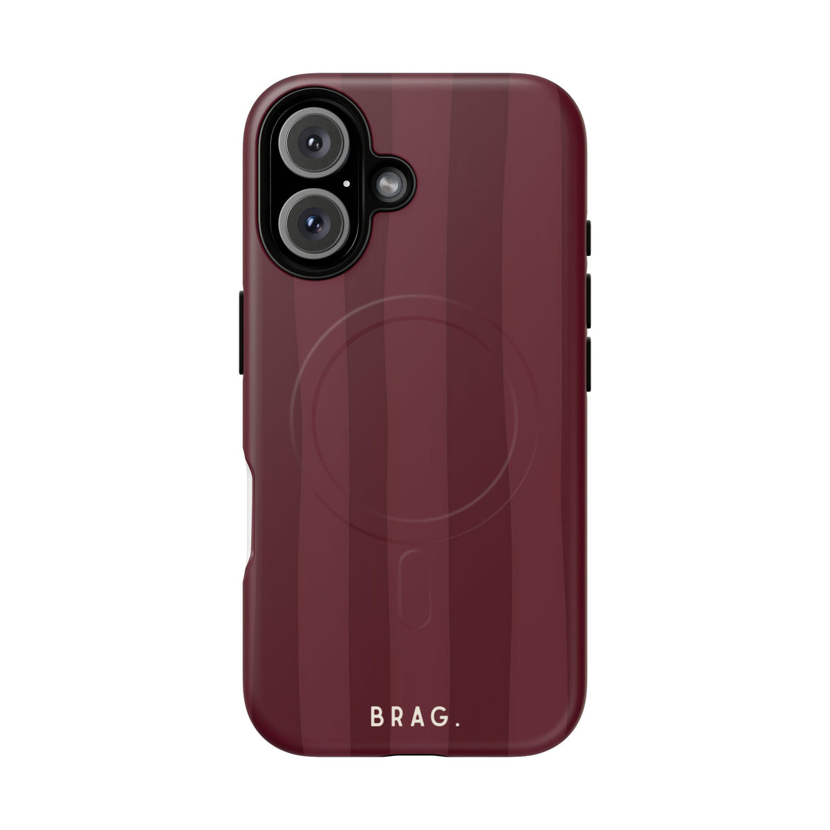 Dark Cherry MagSafe Tough Phone Case — Magnetic Protective Cover