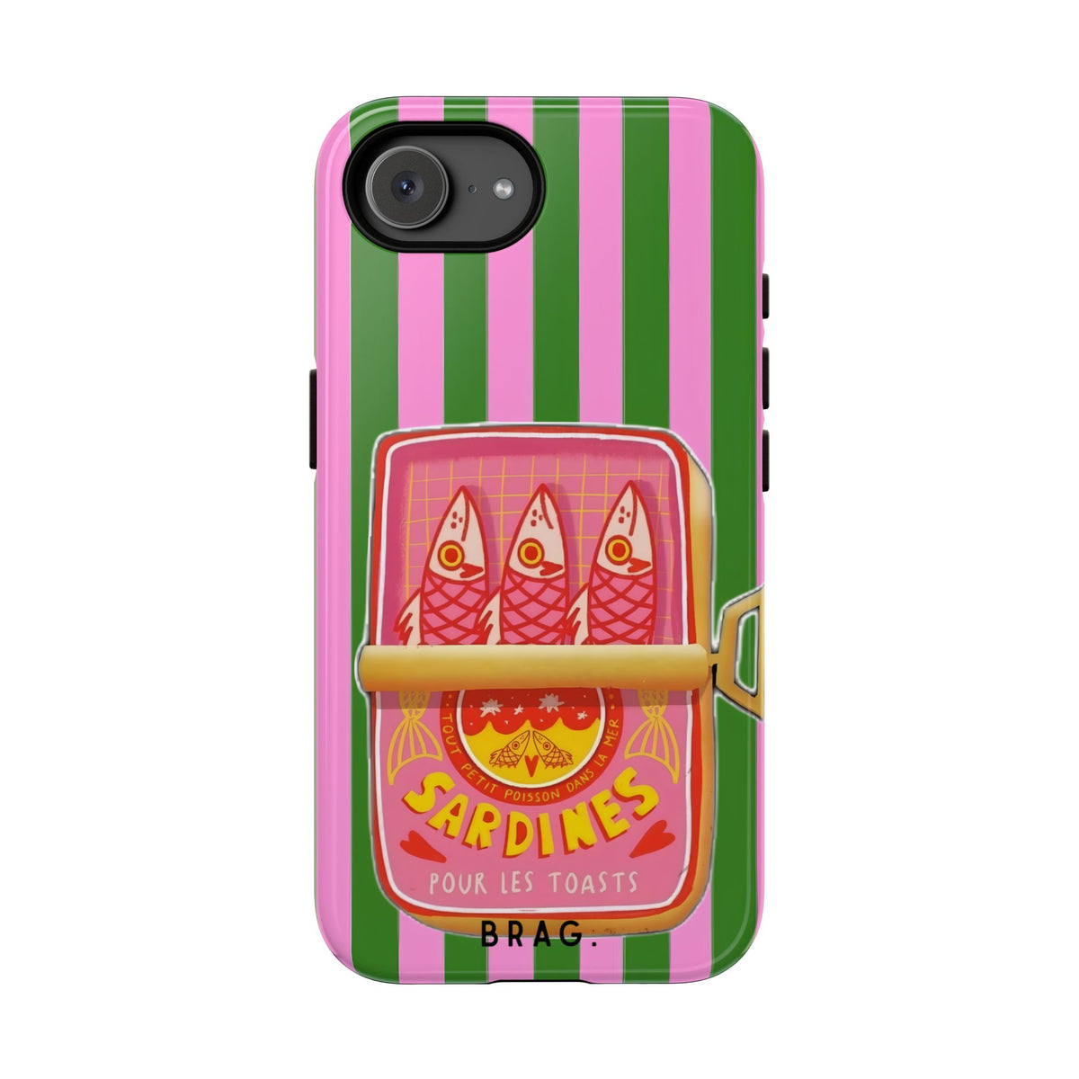 Tinned Pink Tough Phone Case – Shockproof Protective iPhone Cover