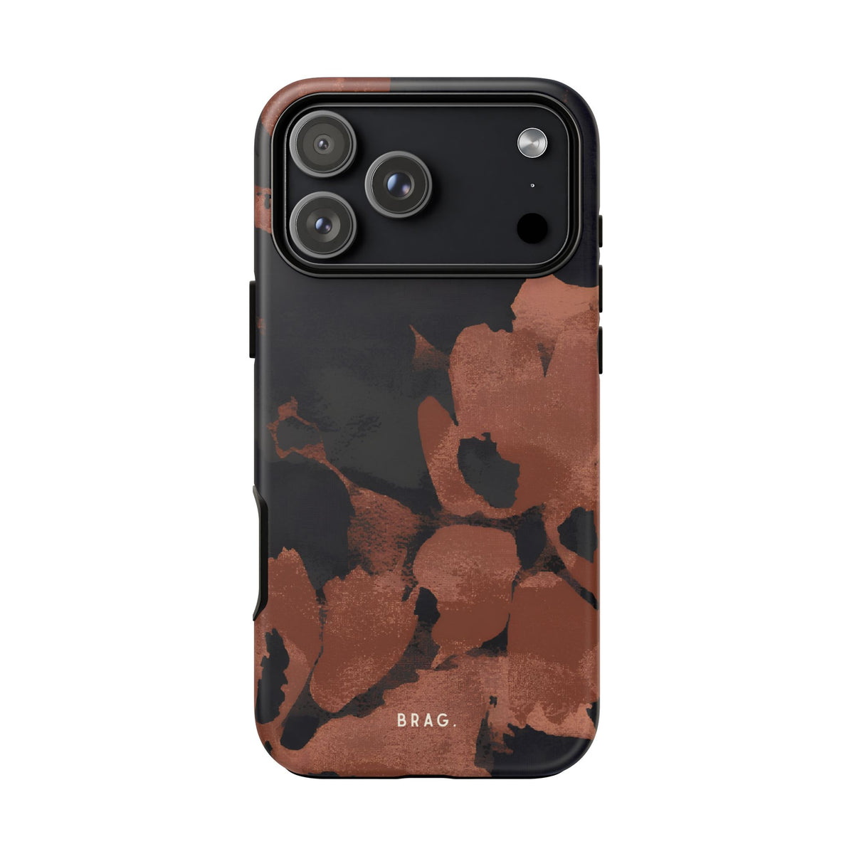Terracotta Bloom Tough Phone Case – Shockproof Protective iPhone Cover