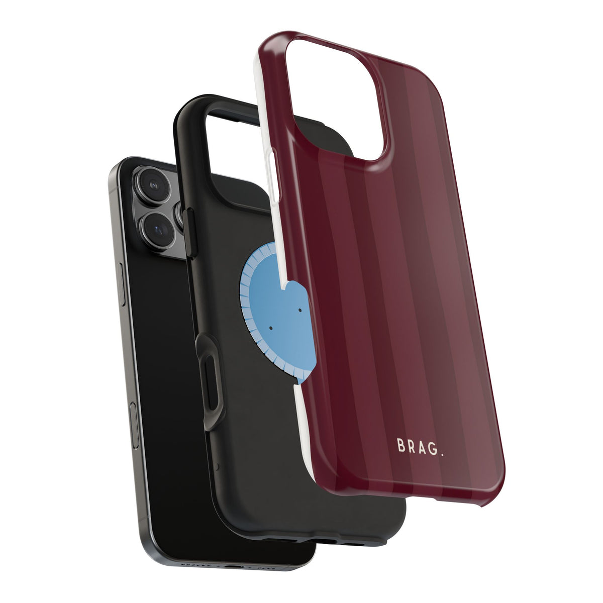 Dark Cherry Magnetic Impact-Resistant Phone Case