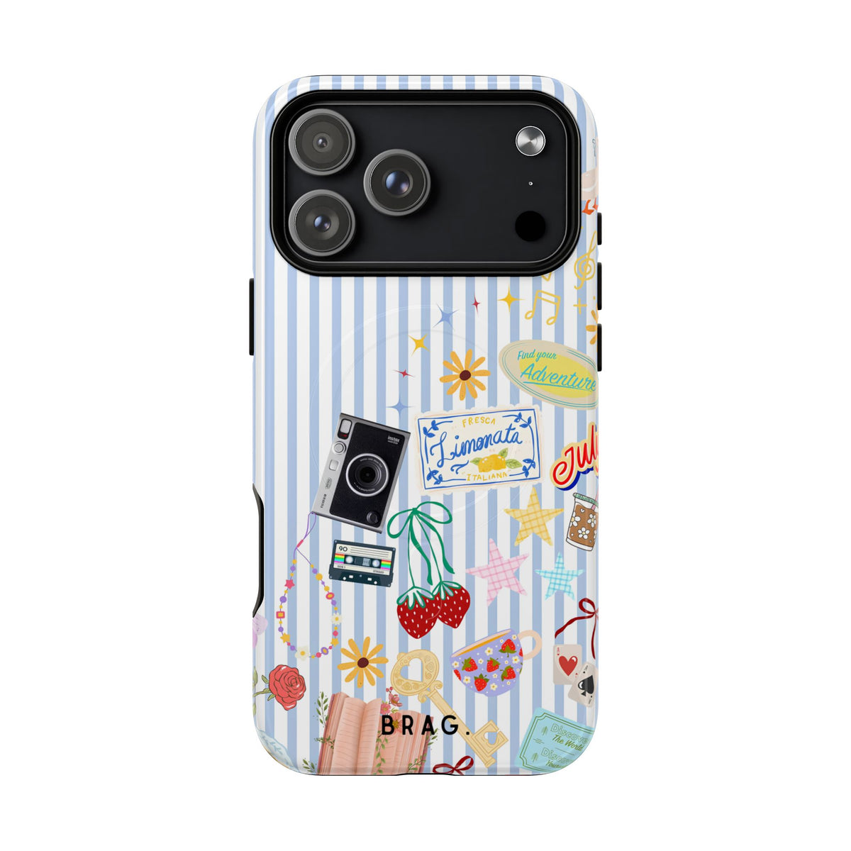 Travel Girl MagSafe Tough Phone Case — Magnetic Protective Cover