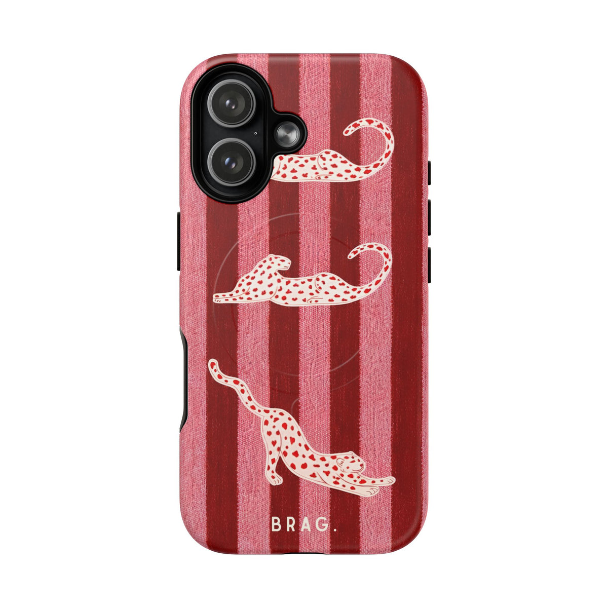Pink Safari MagSafe Tough Phone Case — Magnetic Protective Cover