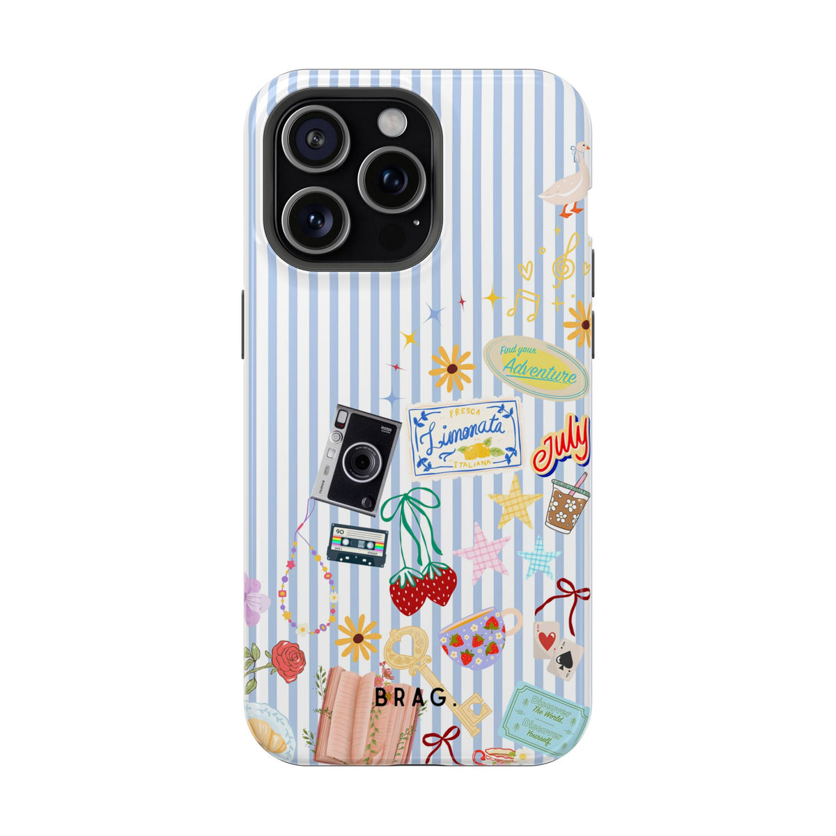 Travel Girl Magnetic Impact-Resistant Phone Case