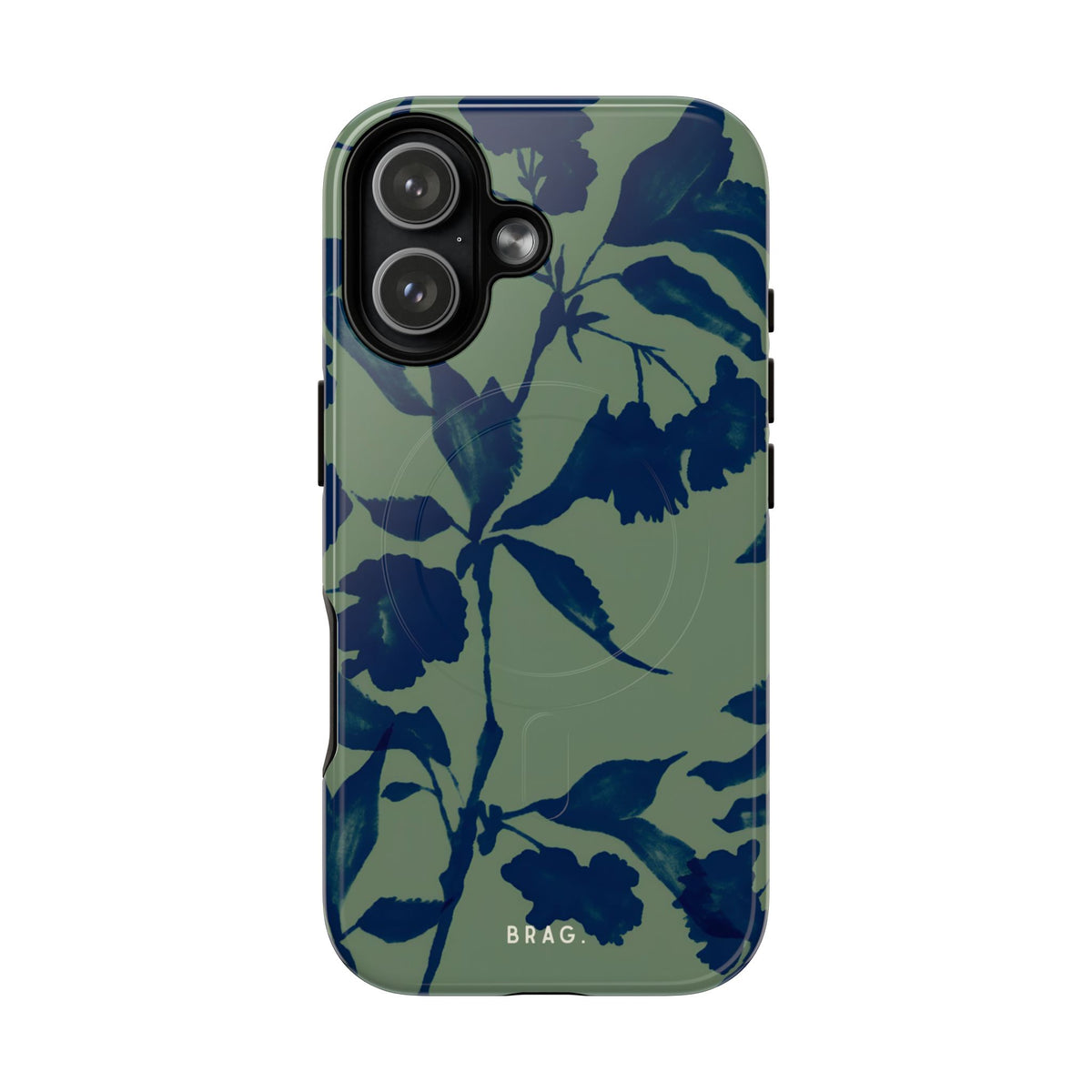 Sage Bloom MagSafe Tough Phone Case — Magnetic Protective Cover