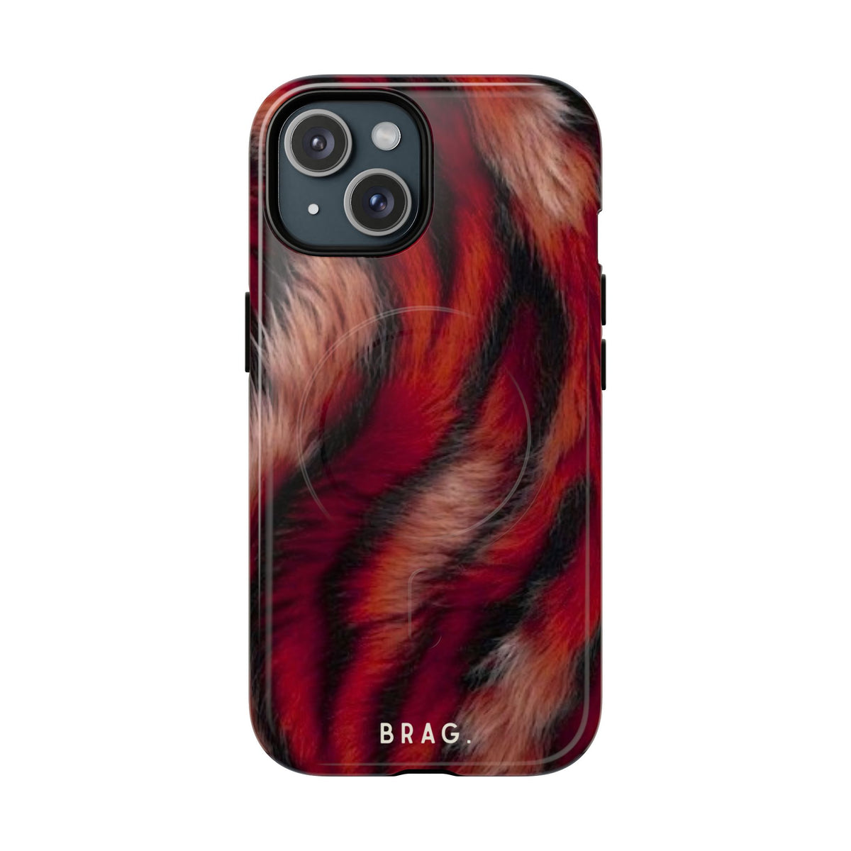 Red Rush MagSafe Tough Phone Case — Magnetic Protective Cover