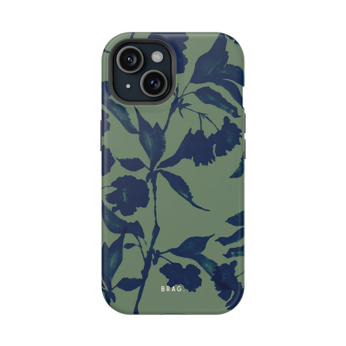 Sage Bloom Magnetic Impact-Resistant Phone Case