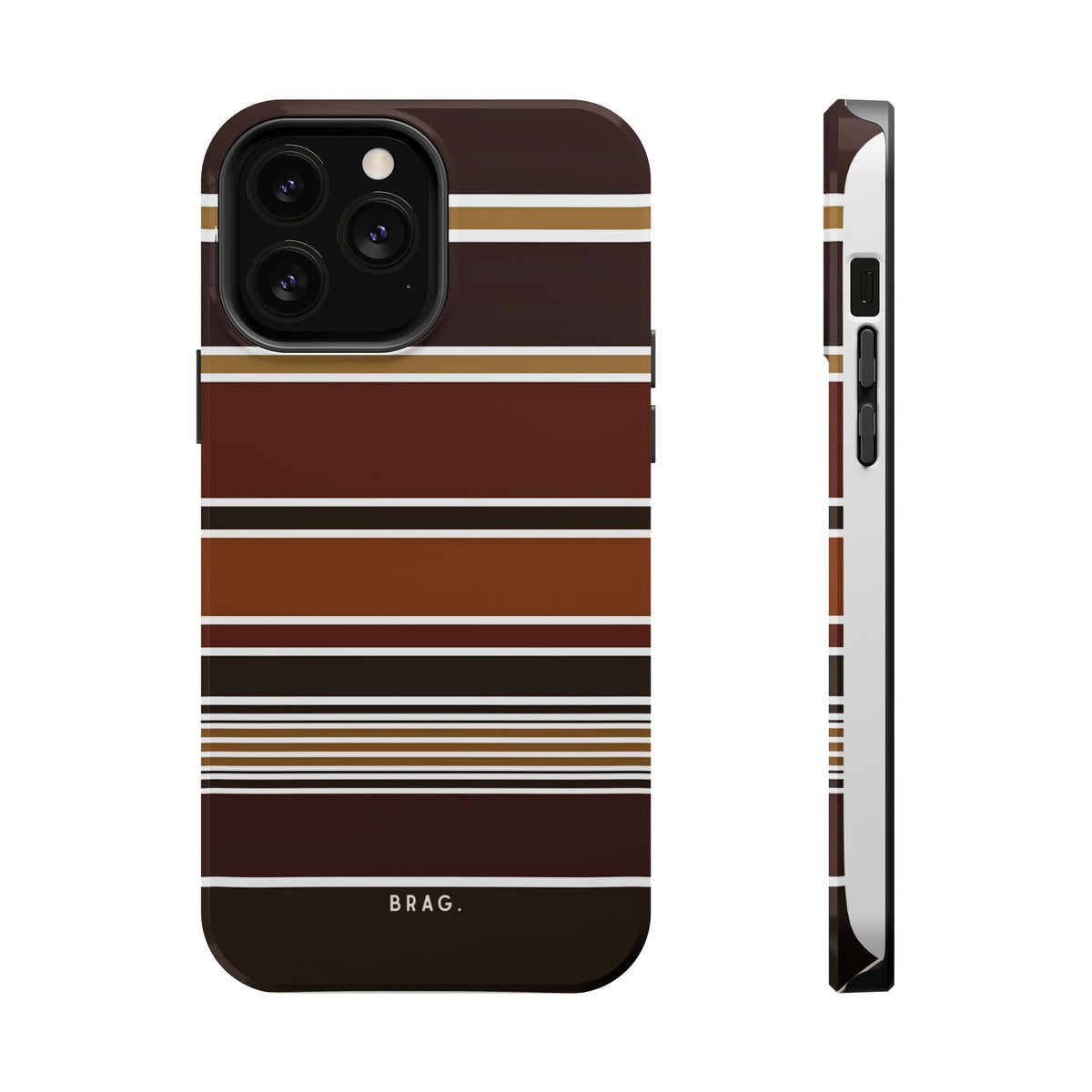 Cocoa Line Magnetic Impact-Resistant Phone Case