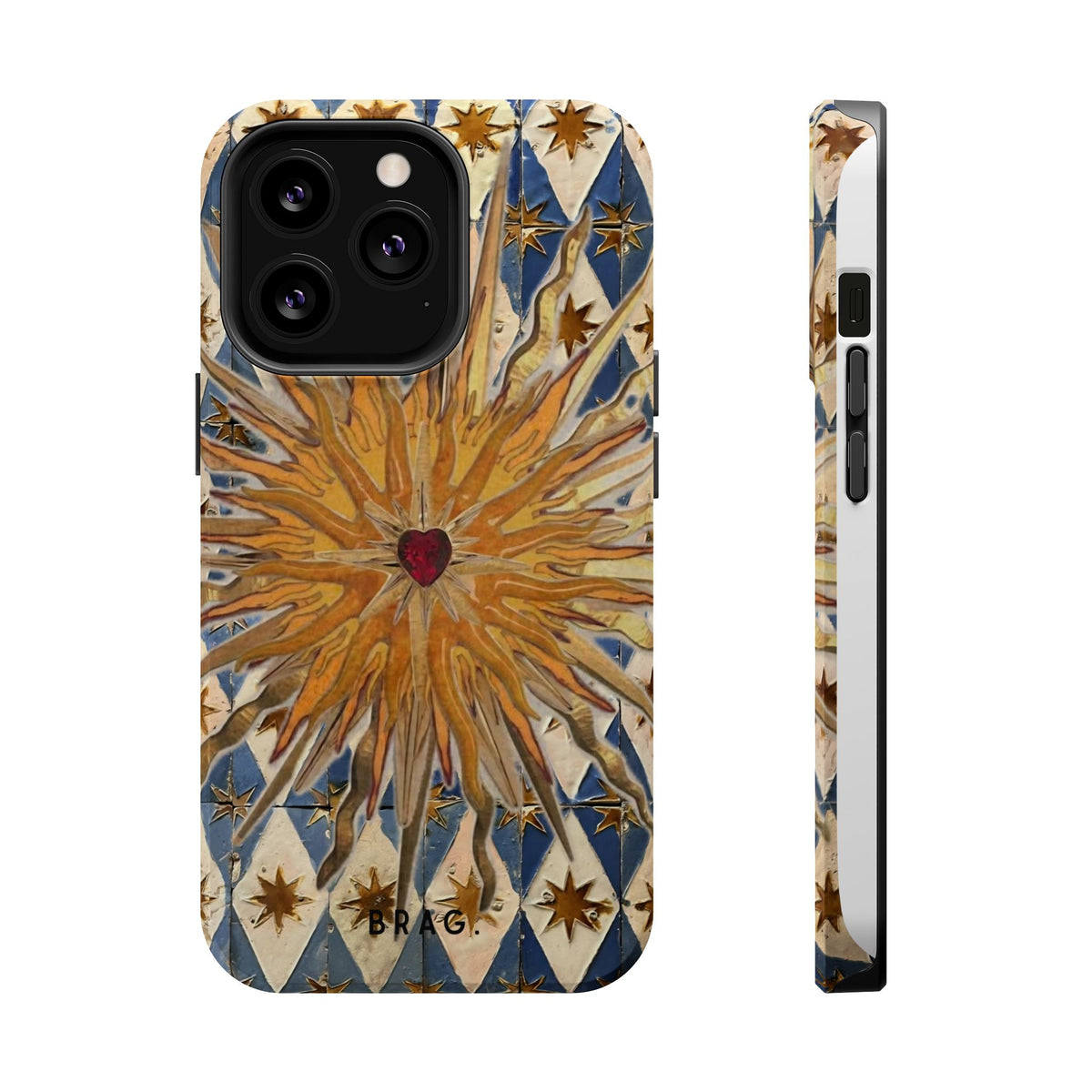 Fortune Heart Magnetic Impact-Resistant Phone Case