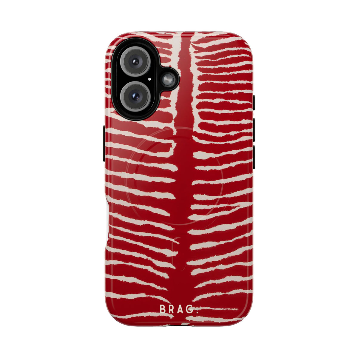 Striped Heat MagSafe Tough Phone Case — Magnetic Protective Cover