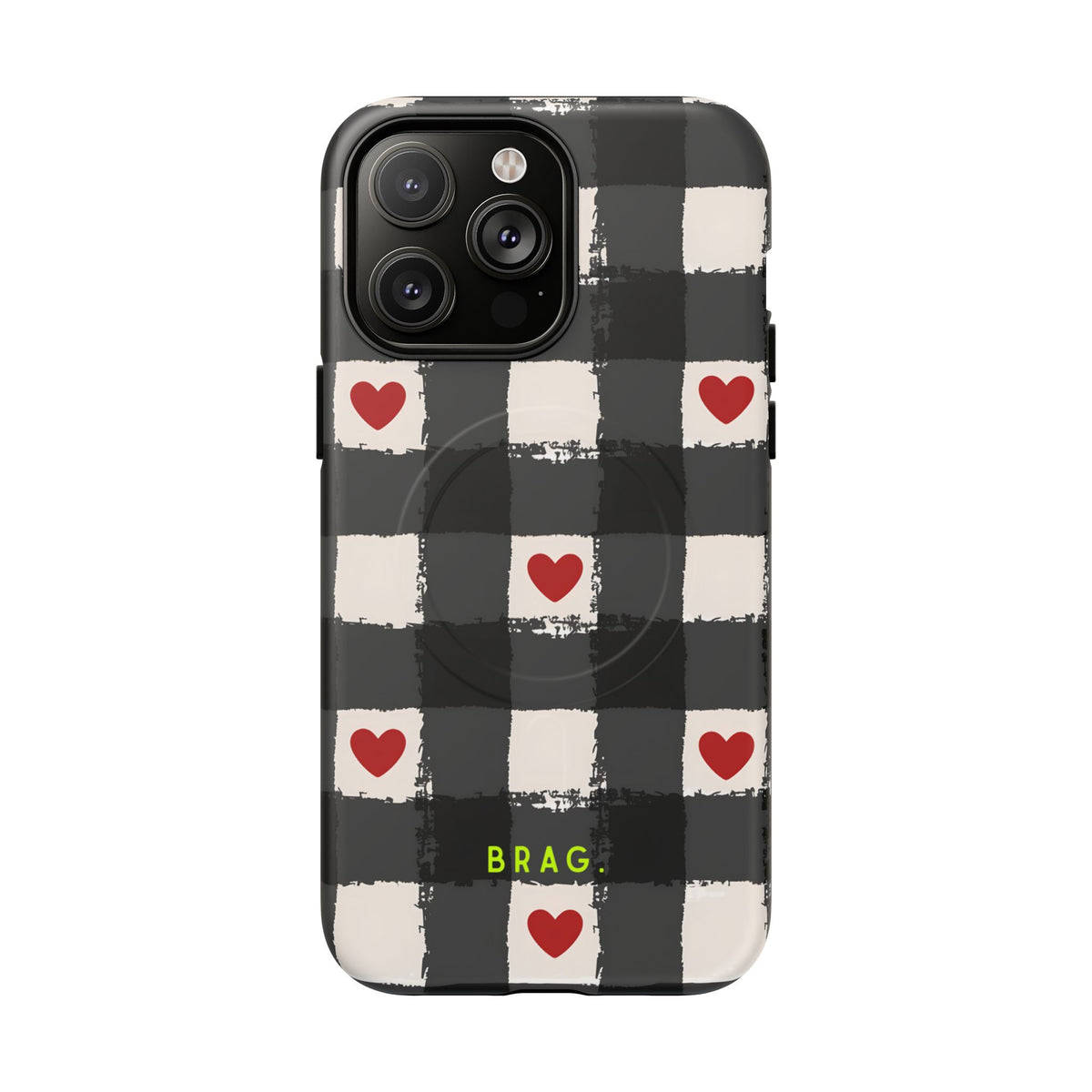 Lucky Heart MagSafe Tough Phone Case — Magnetic Protective Cover