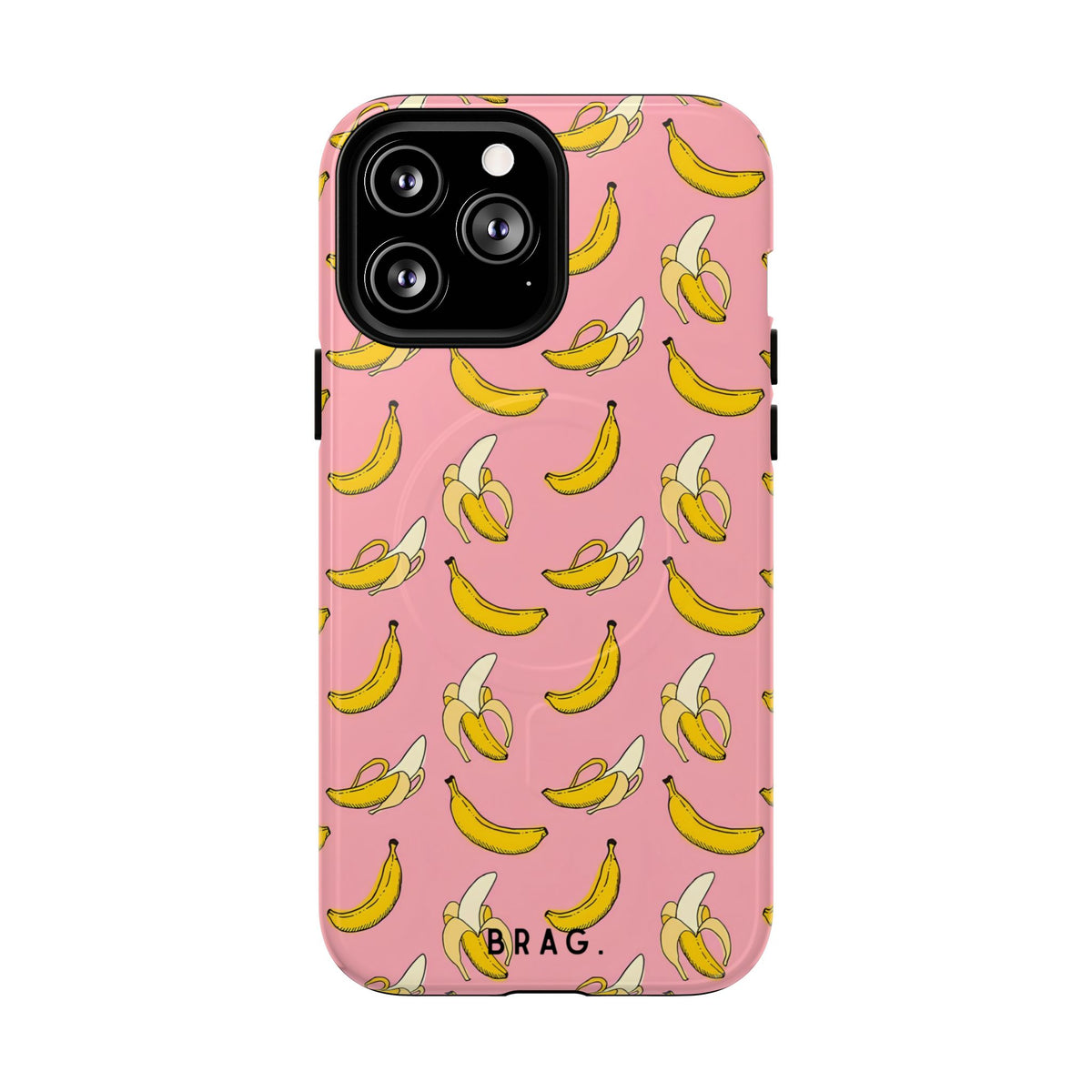 Banana Blush MagSafe Tough Phone Case — Magnetic Protective Cover