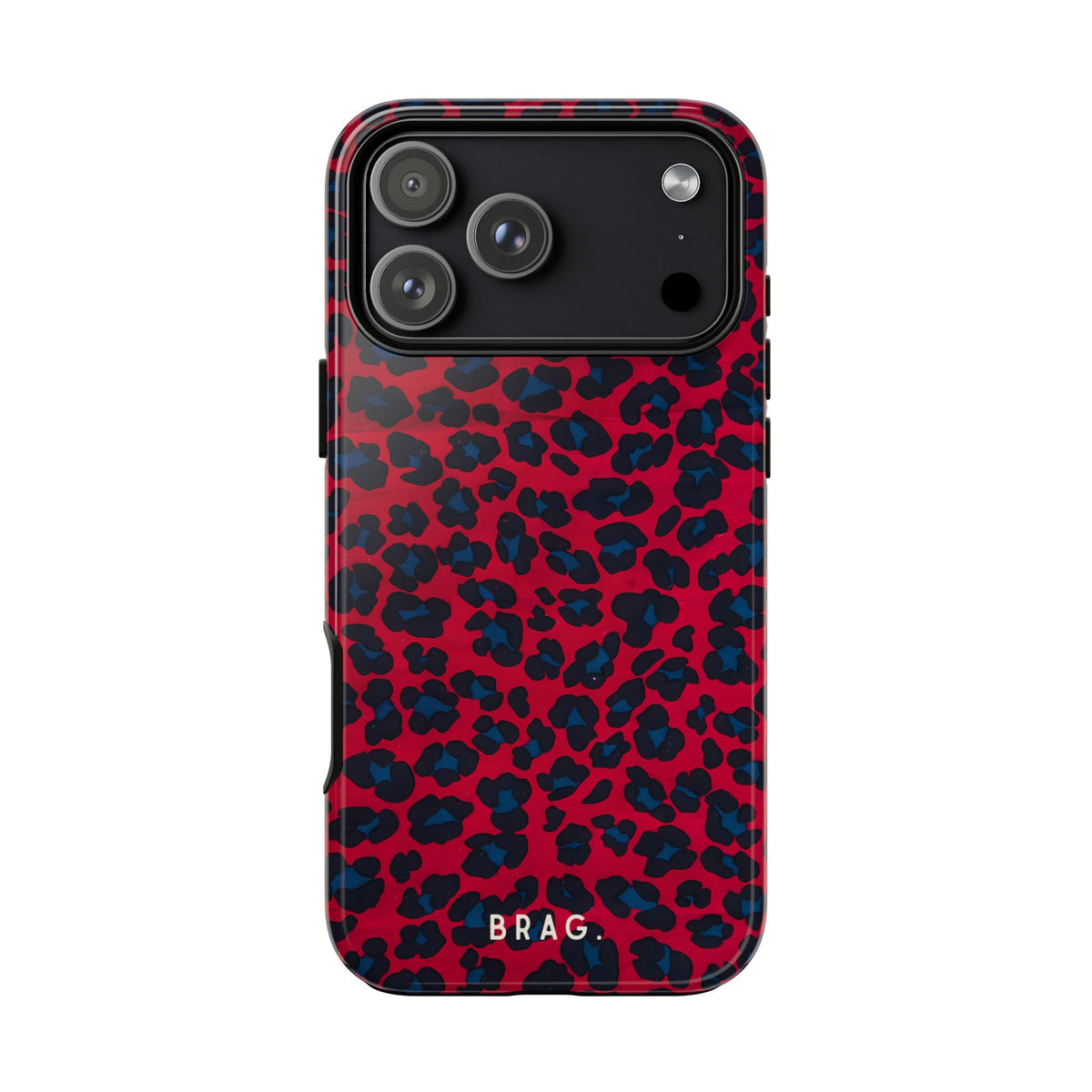 Red Flag Tough Phone Case – Shockproof Protective iPhone Cover