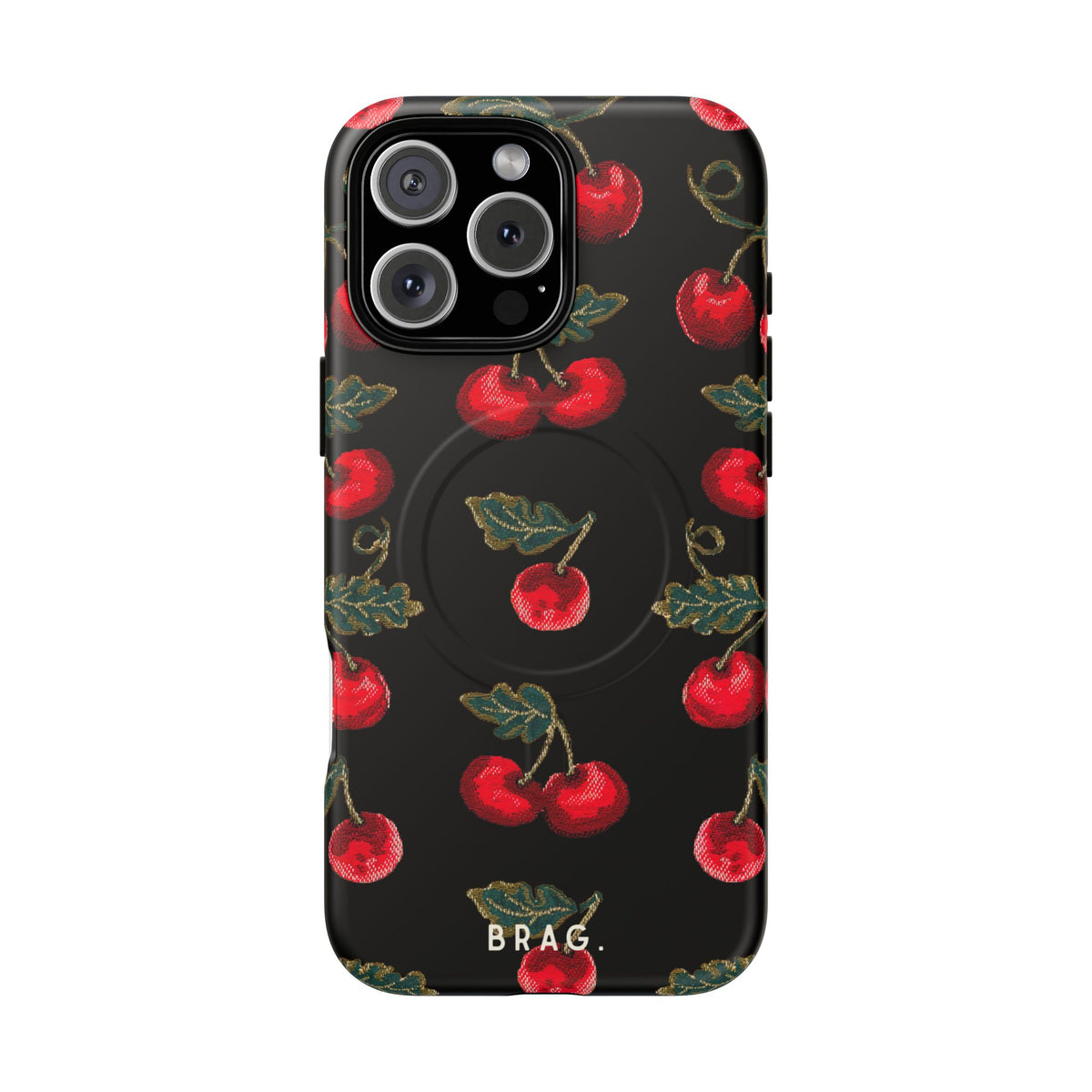 Cherry Bomb MagSafe Tough Phone Case — Magnetic Protective Cover