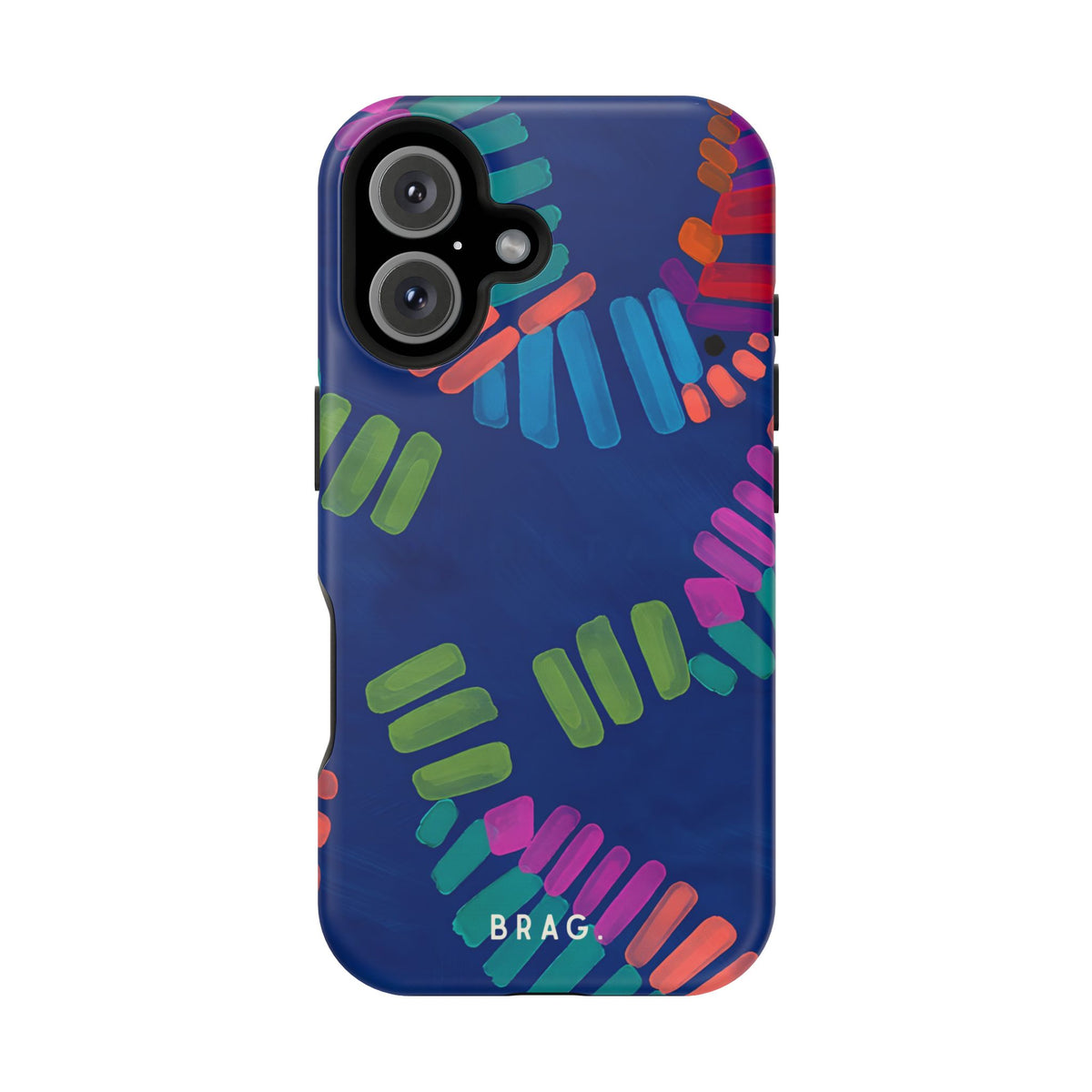 Blue Palm Magnetic Impact-Resistant Phone Case