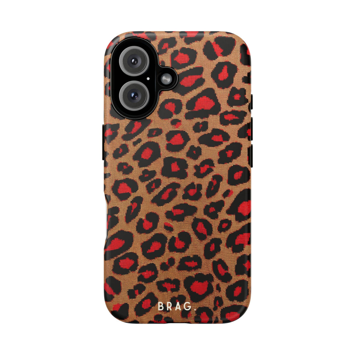 Fire Leo Leopard Tough Phone Case – Shockproof Protective iPhone Cover
