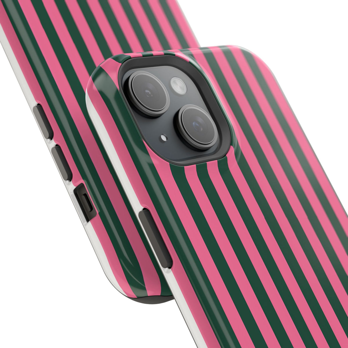 Flamingo Stripe Magnetic Impact-Resistant Phone Case