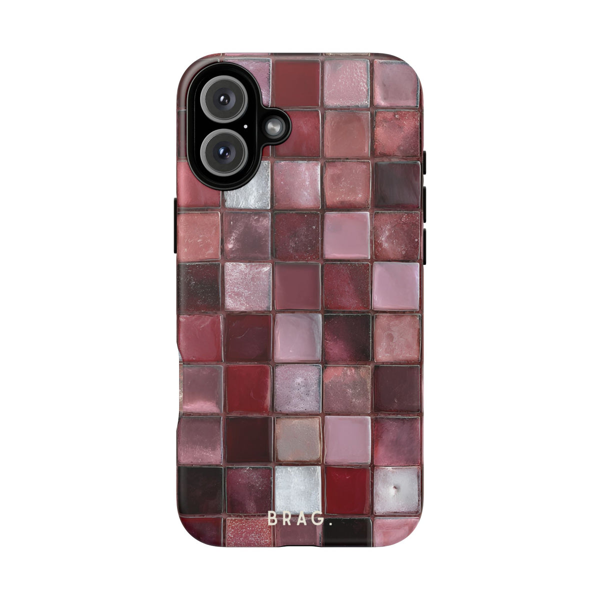 Cherry Tile Tough Phone Case – Shockproof Protective iPhone Cover
