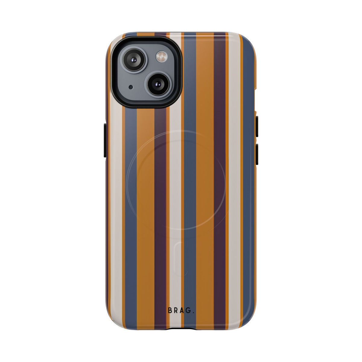 Sunset Stripe MagSafe Tough Phone Case — Magnetic Protective Cover