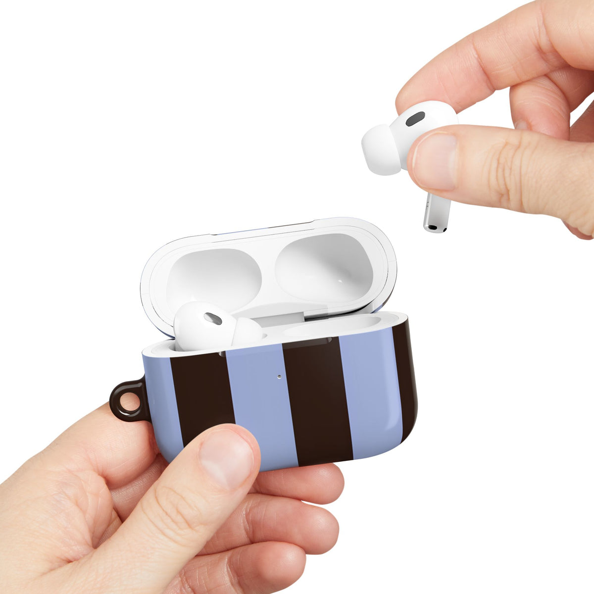 Grayscale Gradient AirPod Case – Slim Protective Charging Case