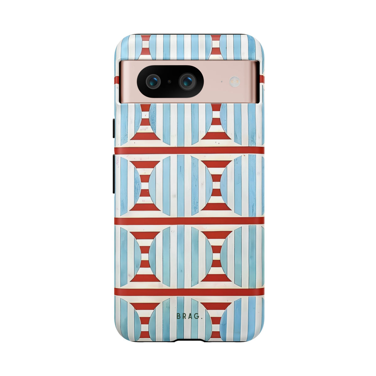 Riviera Stripe Tough Phone Case – Shockproof Protective iPhone Cover