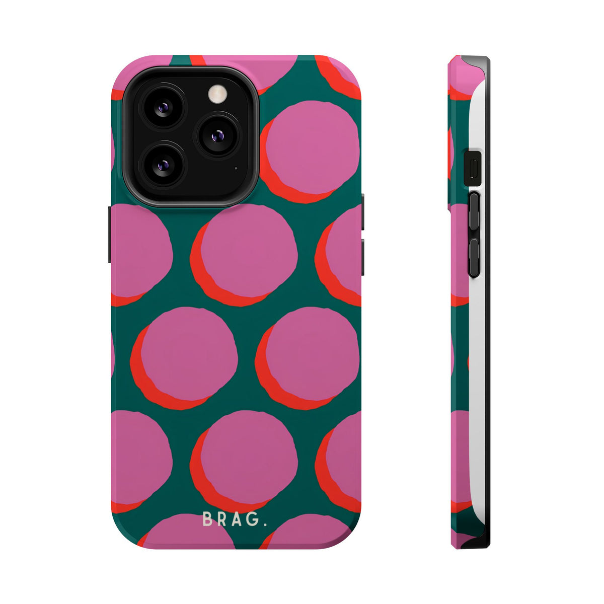 Pink Moon Magnetic Impact-Resistant Phone Case