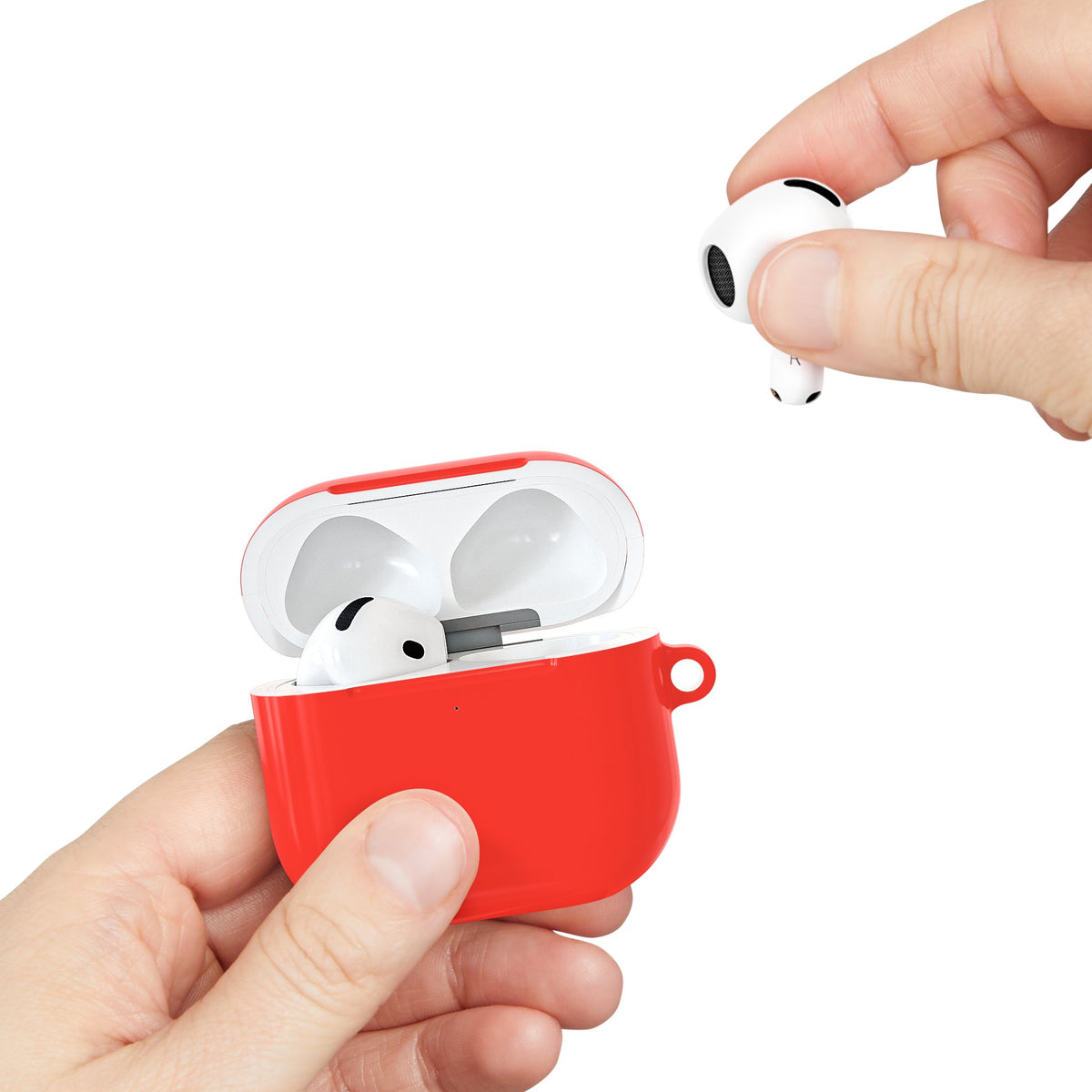 Brag Red AirPod Case – Slim Protective Charging Case