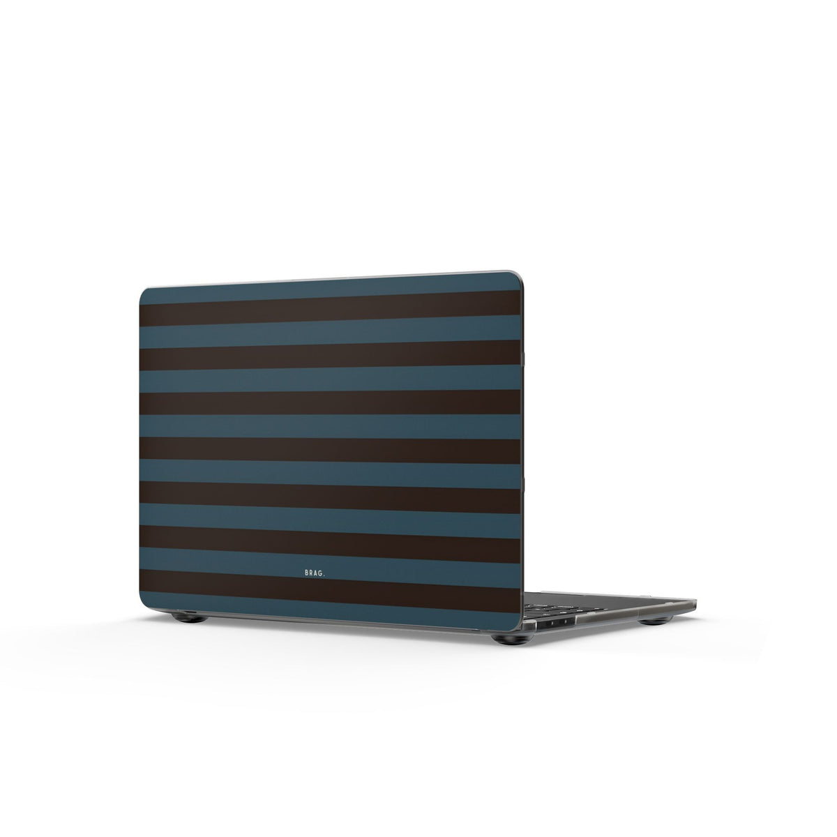 Seaside Stripe Matte MacBook Case — Slim Protective Laptop Cover