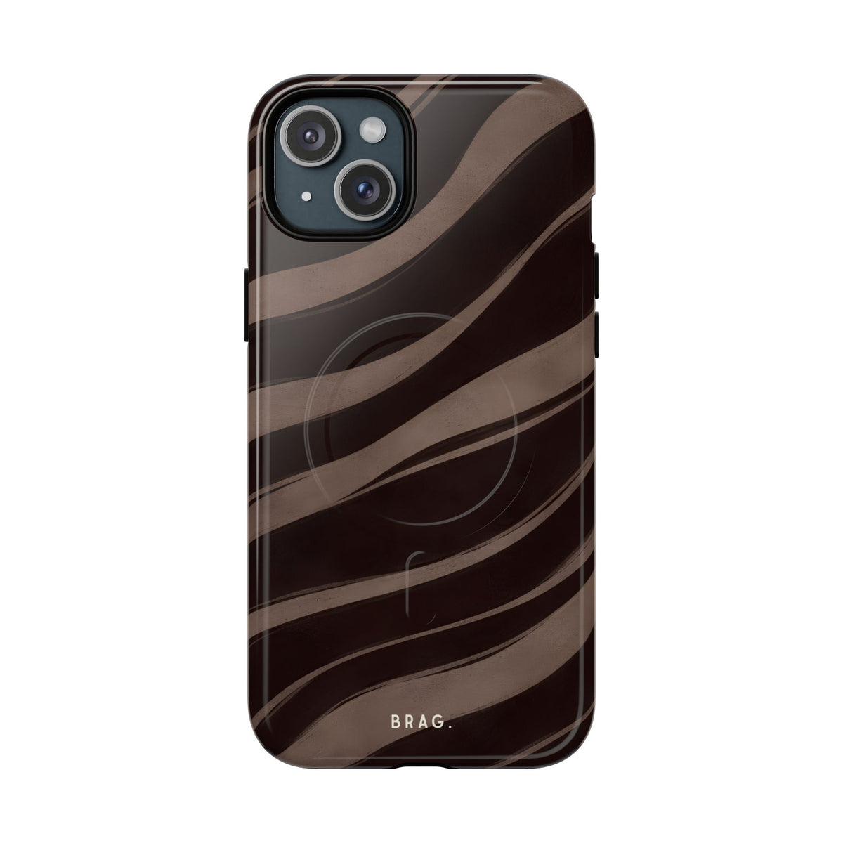 Zebra Wave MagSafe Tough Phone Case — Magnetic Protective Cover