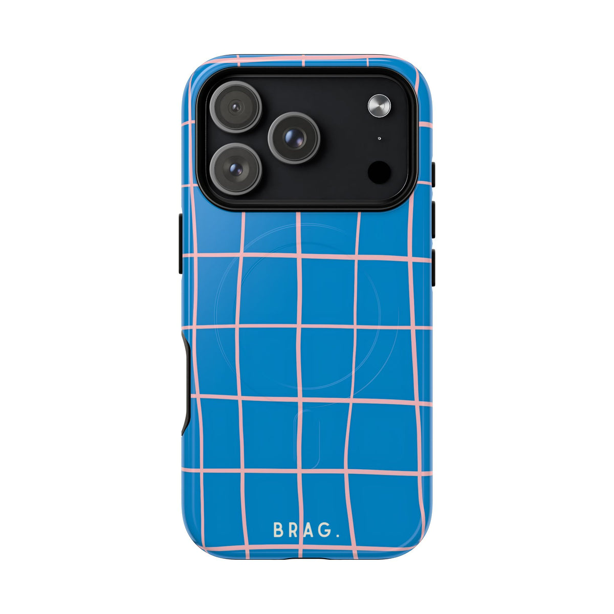 Coastal Grid MagSafe Tough Phone Case — Magnetic Protective Cover