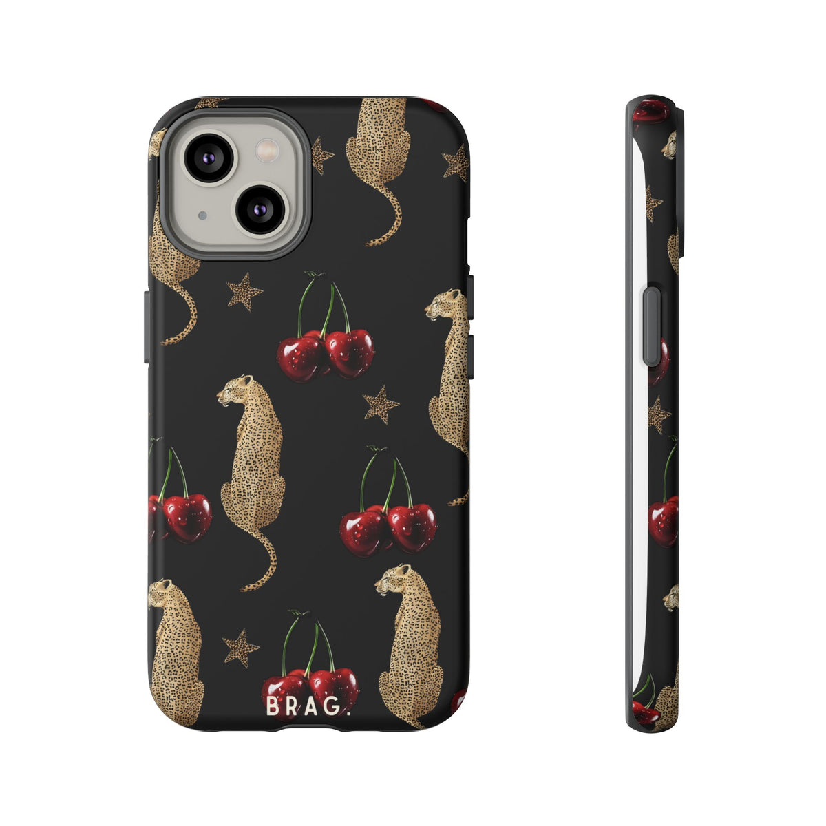 Wild Cherry Tough Phone Case – Shockproof Protective iPhone Cover