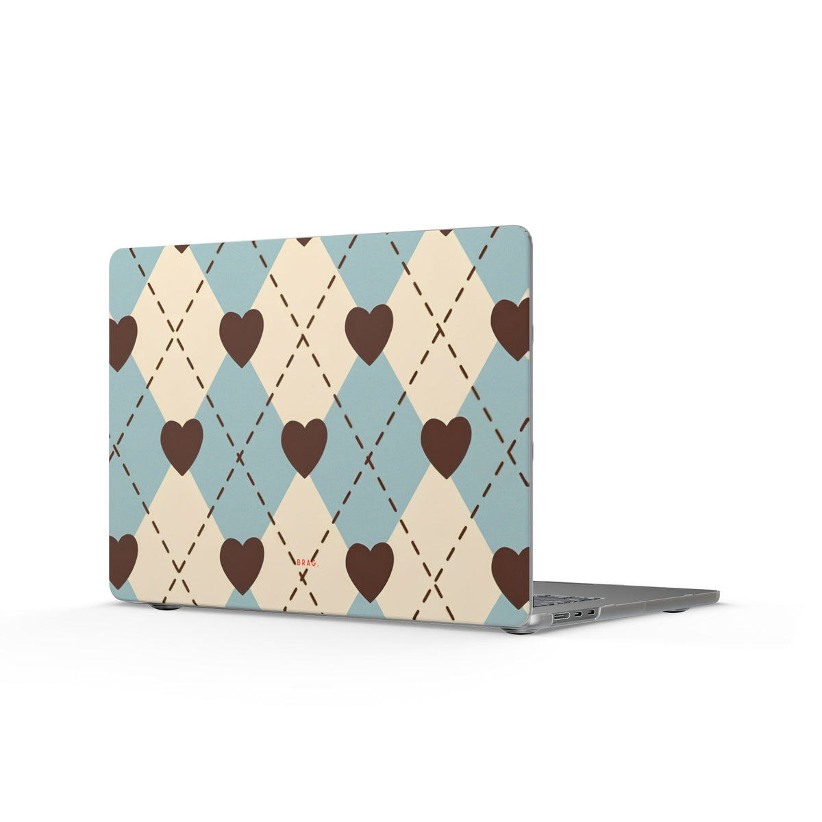 Sweetheart Plaid Matte MacBook Case — Slim Protective Laptop Cover