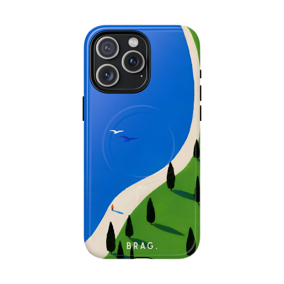 Blue Escape MagSafe Tough Phone Case — Magnetic Protective Cover