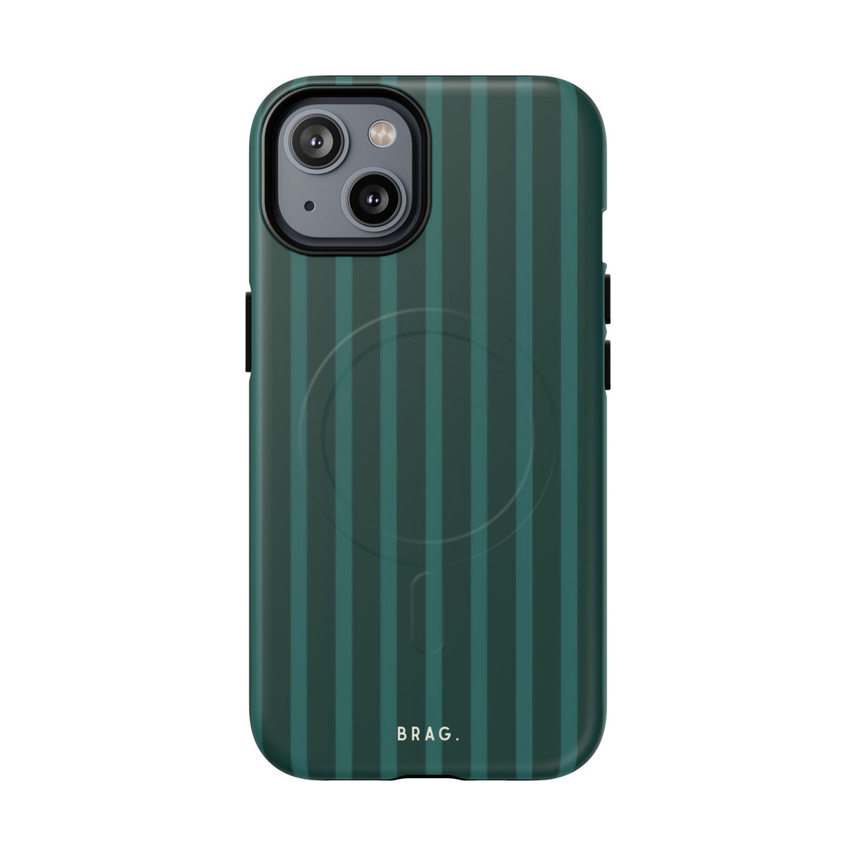 Forest Stripe MagSafe Tough Phone Case — Magnetic Protective Cover
