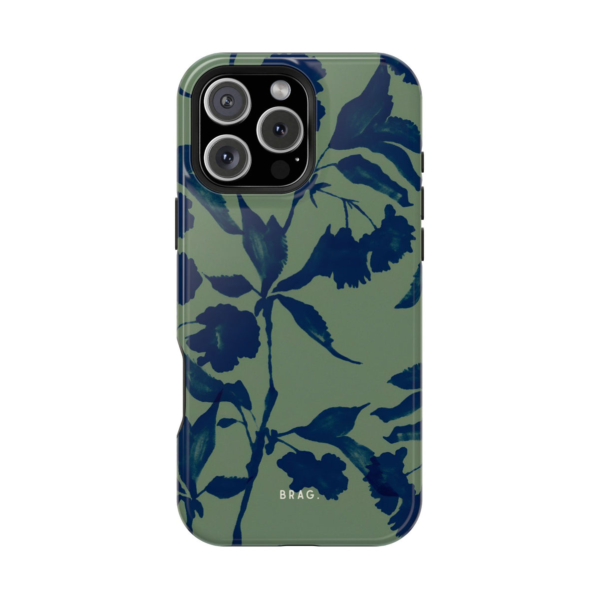 Sage Bloom Magnetic Impact-Resistant Phone Case