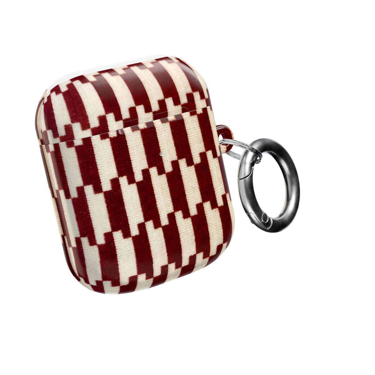 Wine & Cream AirPod Case – Slim Protective Charging Case