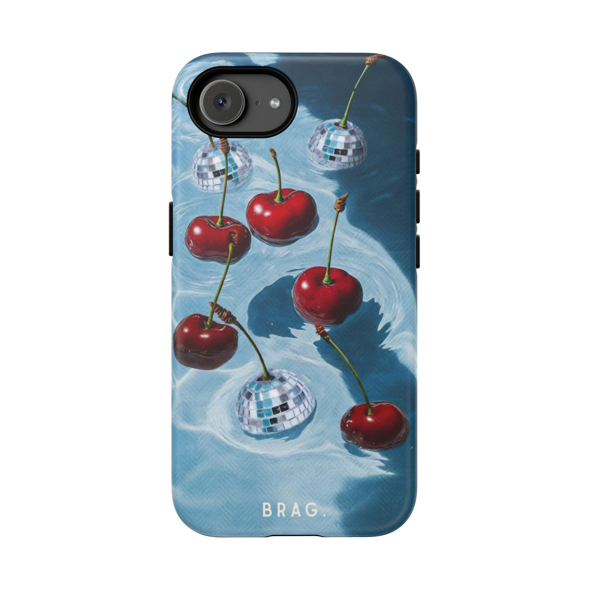 Cherry Ice Tough Phone Case – Shockproof Protective iPhone Cover