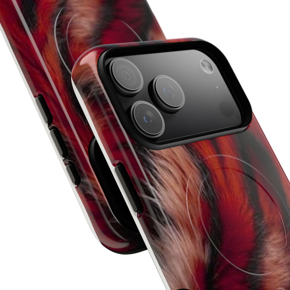 Red Rush MagSafe Tough Phone Case — Magnetic Protective Cover
