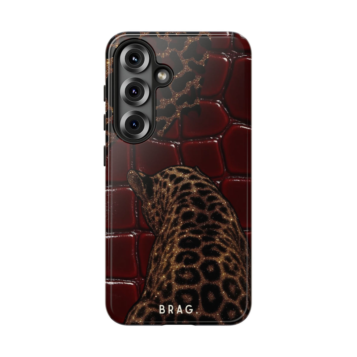 Leopard Lounge Tough Phone Case – Shockproof Protective iPhone Cover