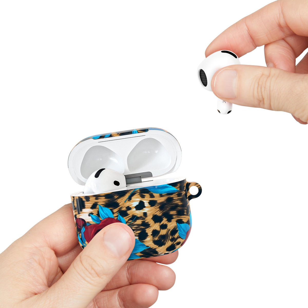 Wild Rose AirPod Case – Slim Protective Charging Case
