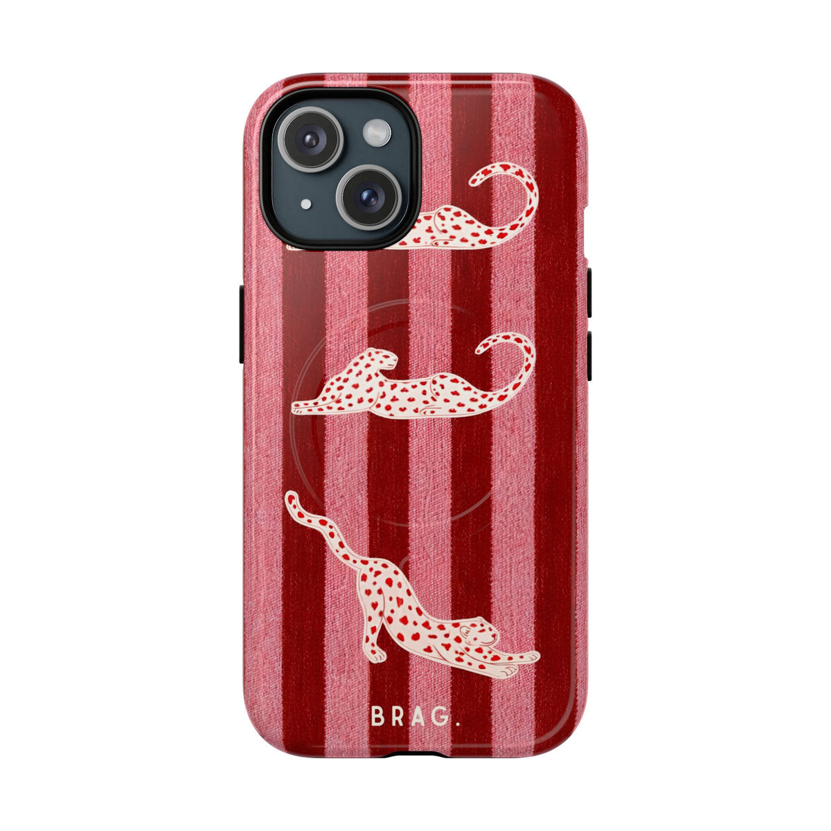Pink Safari MagSafe Tough Phone Case — Magnetic Protective Cover
